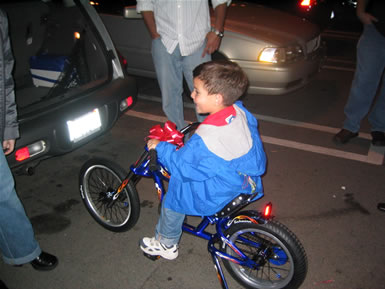 On the bike