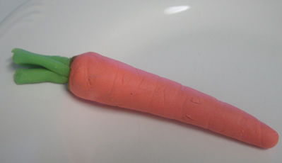 Play-Doh Carrot
